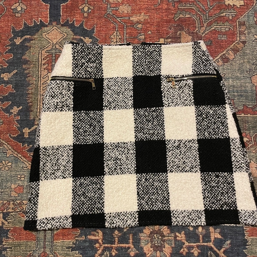 SALE Privy | Buffalo check mini skirt